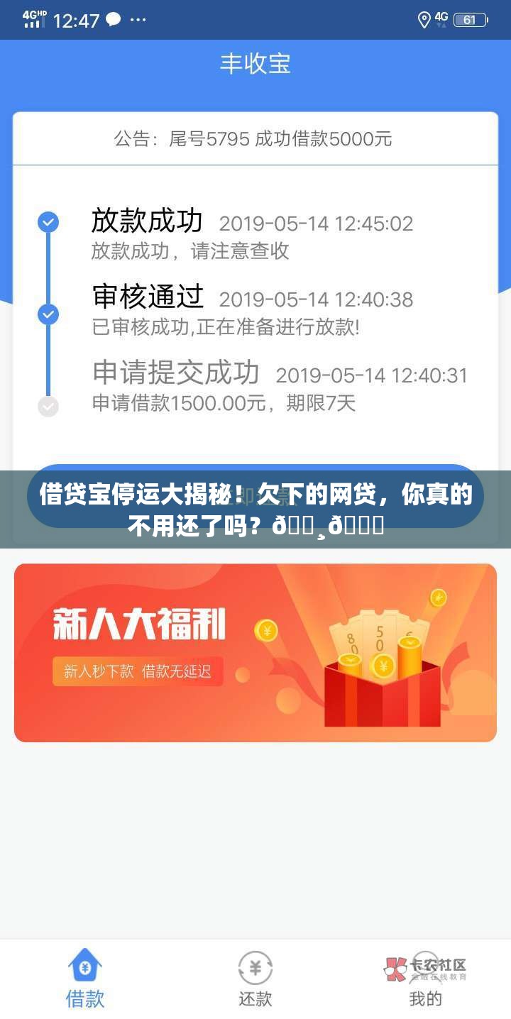 借贷宝停运大揭秘！欠下的网贷，你真的不用还了吗？💸💔